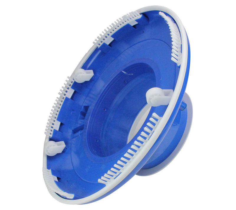 15" Blue Leaf Eater for Pool w/ 3 Swivel Wheels and Brushes — View 5