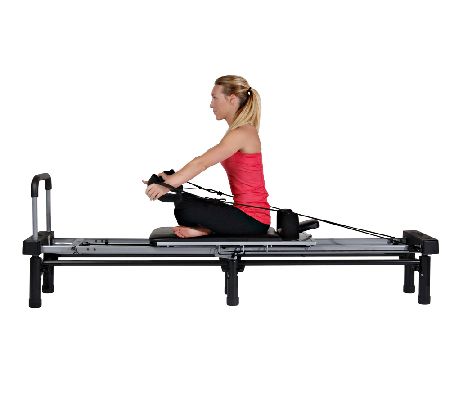 AeroPilates Reformer 266 with Stand, Rebounder,Cords, & DVDs — Main view