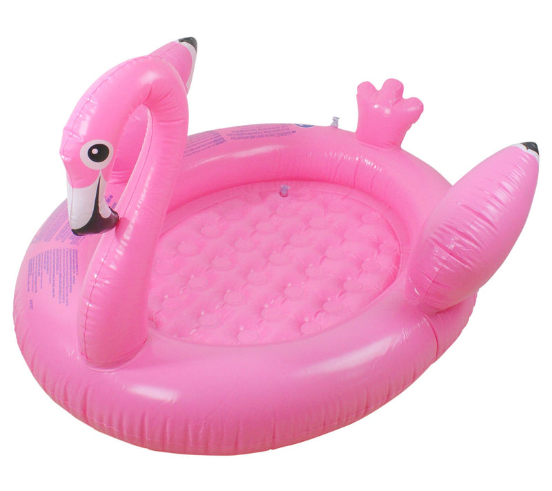 42.5" Inflatable Pink Flamingo Children's Swimming Pool — View 4