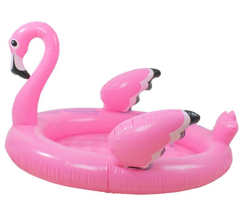 42.5" Inflatable Pink Flamingo Children's Swimming Pool — Main view