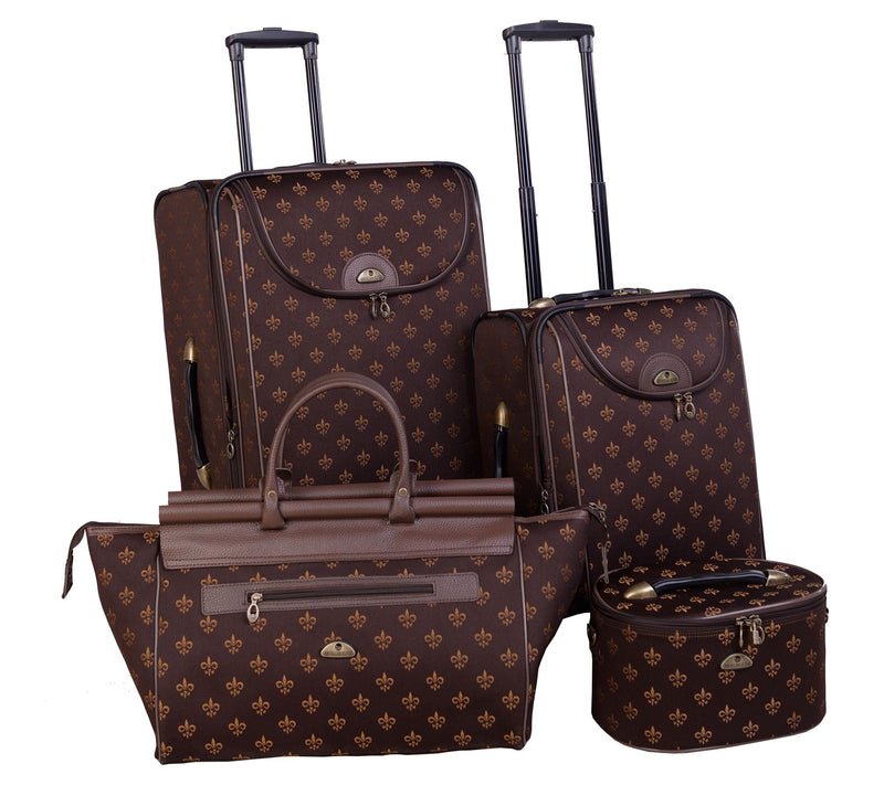 American Flyer Fleur de Lis 4-Piece Luggage Set — View 11