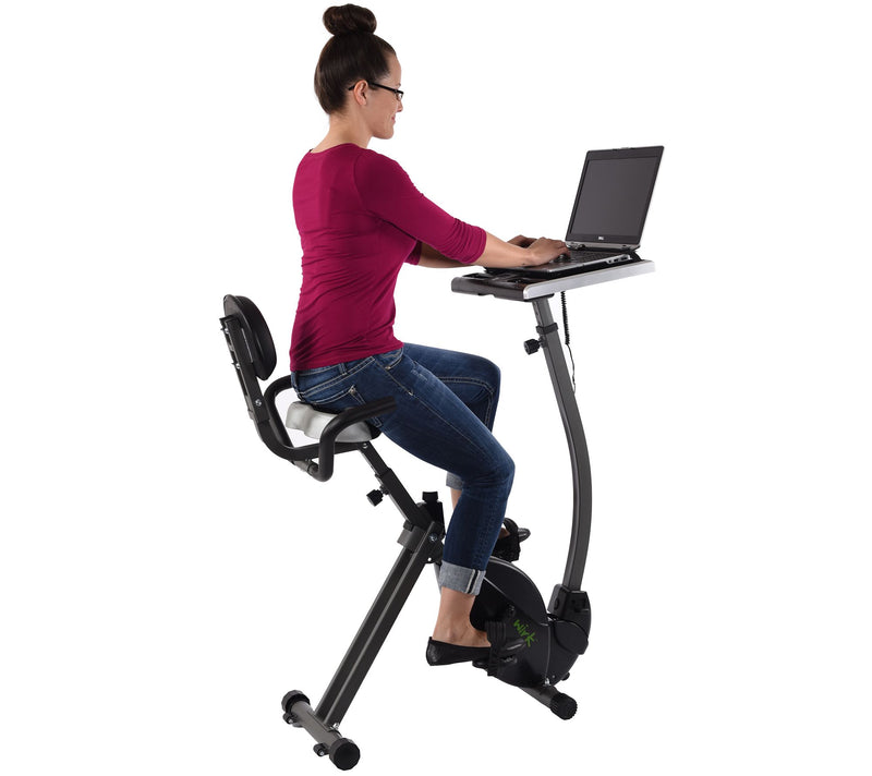 Wirk Ride Exercise Bike Workstation and Standing Desk — View 2