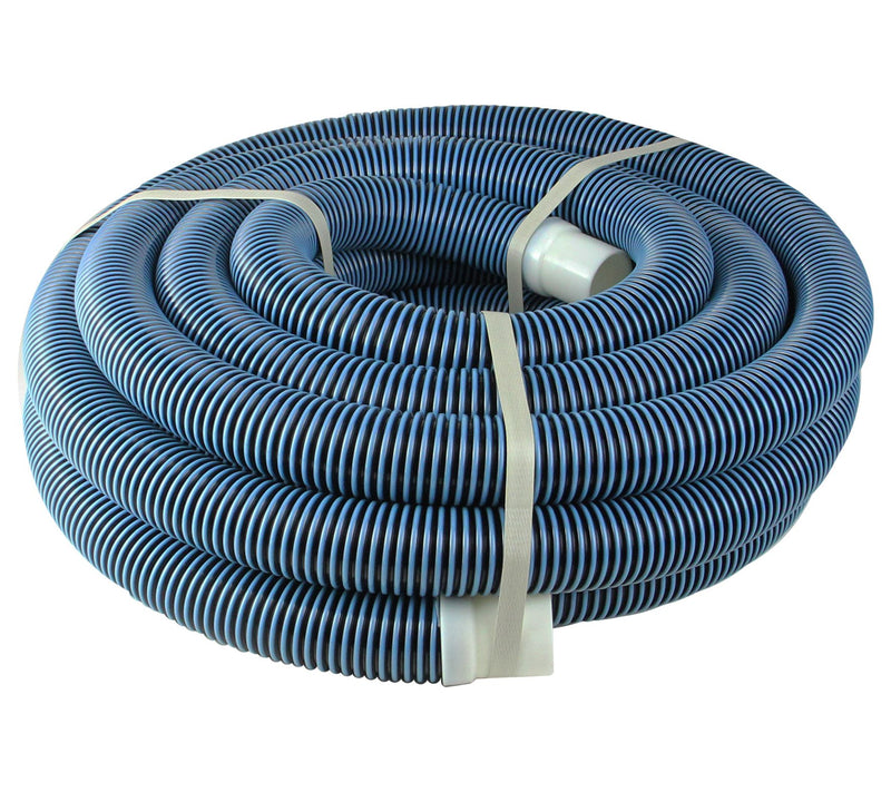 35' x 1.5" Blue Spiral-Wound Swimming Pool Vacuum Hose — View 3