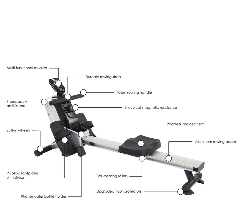 Stamina 1110 Magnetic Rowing Machine — View 8