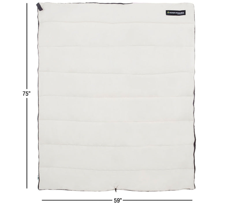 Wakeman Outdoors 2-Season Sleeping Bag with Carrying Bag — View 7