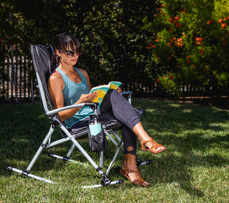 Oniva, a Picnic Time Brand, Outdoor Rocking Camp Chair — View 10