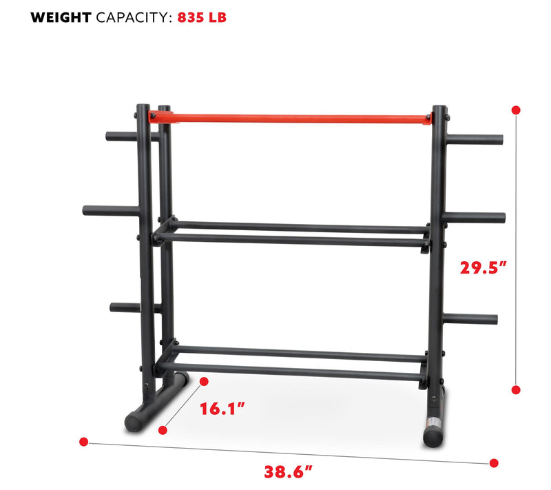 Sunny Health Fitness Multi-Weight Storage RackSF-XF921036 — View 7
