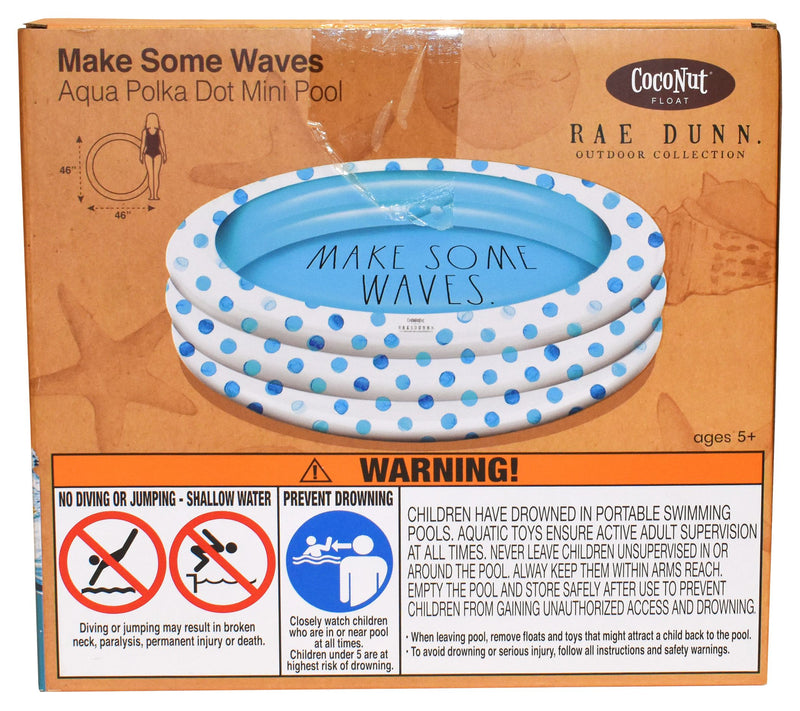 Rae Dunn Aqua Mini Pool — View 3