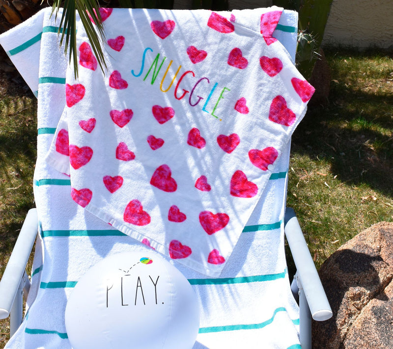 Rae Dunn Kids Poncho and Beach Ball Combo — View 10