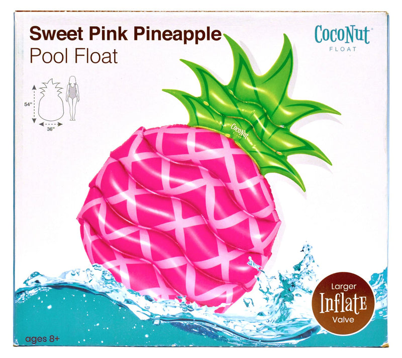 CocoNut Outdoor Sweet Pink Pineapple Pool Float — View 6