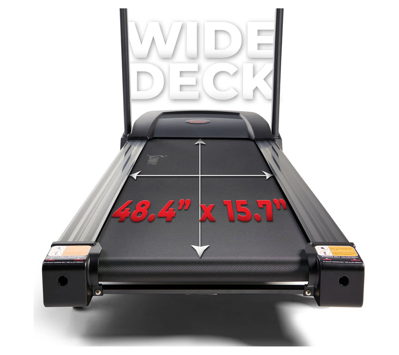 Sunny Health Fitness Premium Smart Treadmill with Bluetooth — View 8