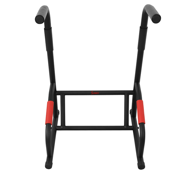 Sunny Health & Fitness Multifunction Dip Statio n Strength Bar — View 9
