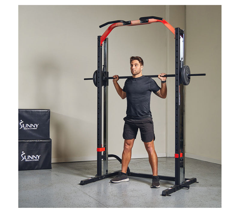 Sunny Health & Fitness Smith Machine Squat Rack — View 10