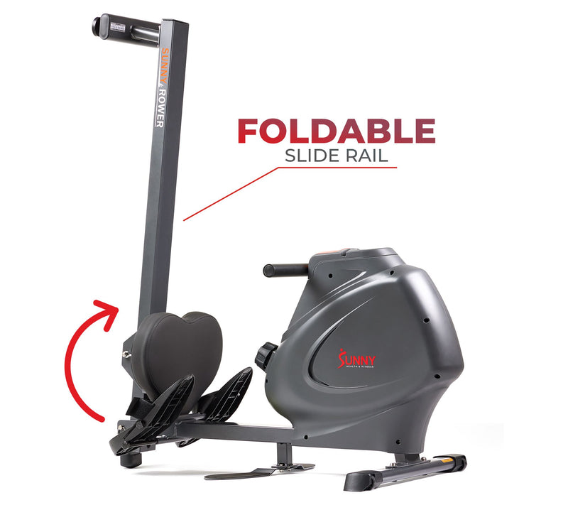 Sunny Health & Fitness Smart Rower w/ Exclusive SunnyFit App — View 5