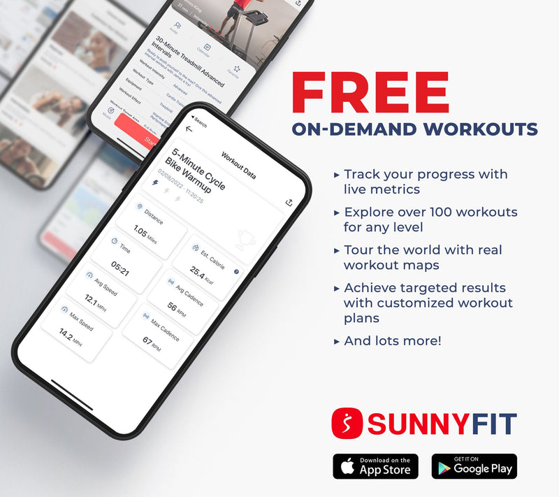 Sunny Health & Fitness Interactive Series Exerc ise Bike — View 5