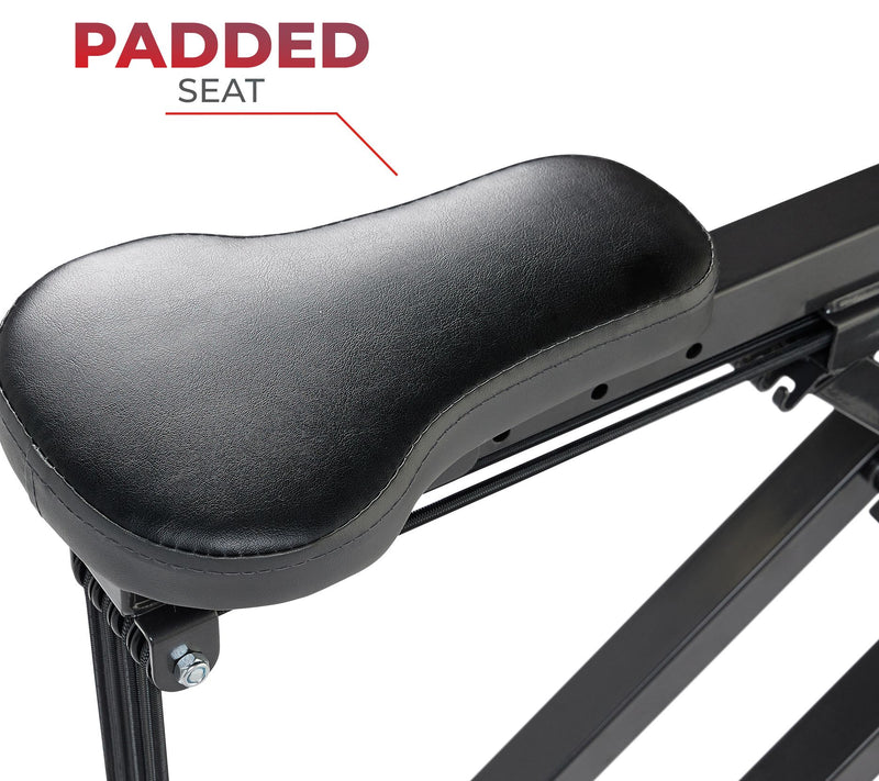 Sunny Health & Fitness Row-N-Ride Plus AssistedSquat Machine — View 9
