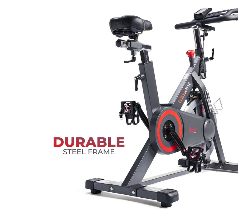 Sunny Health & Fitness Indoor Cycle Bike w/ SunnyFit App — View 9