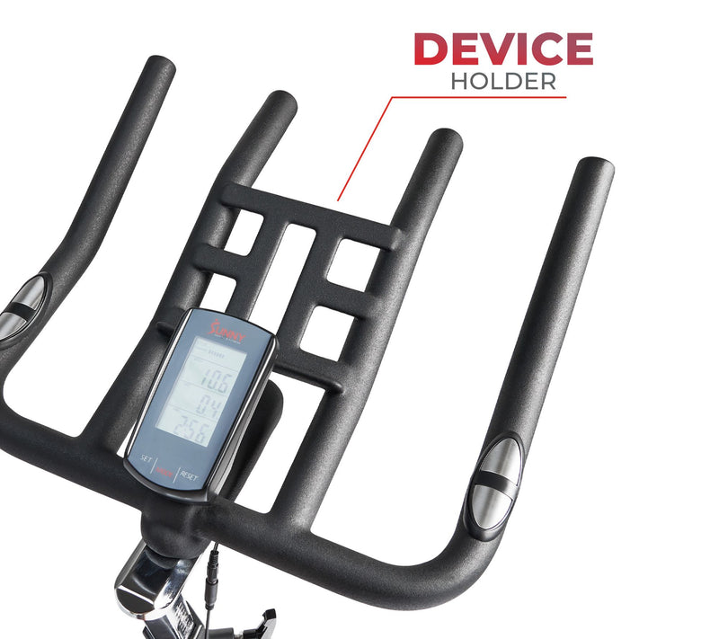 Sunny Health & Fitness Indoor Cycle Bike w/ SunnyFit App — View 7