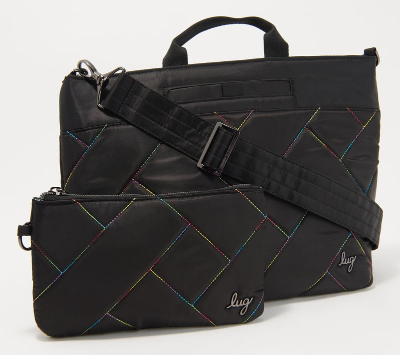 Lug Medium 2 Piece Crossbody- Tenor — View 12