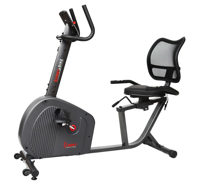 Sunny Health & Fitness Endurance Series Smart Recumbent Bike — View 4