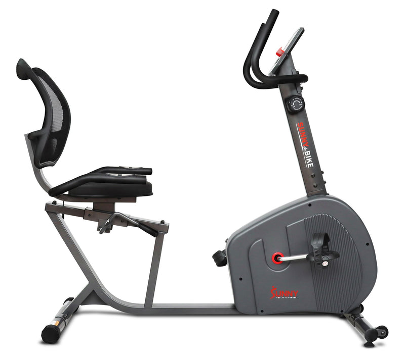 Sunny Health & Fitness Endurance Series Smart Recumbent Bike — Main view