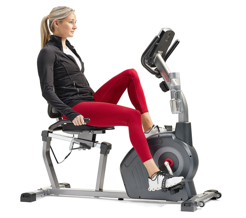 Sunny Health & Fitness Elite Interactive Series Recumbent Bike — View 8