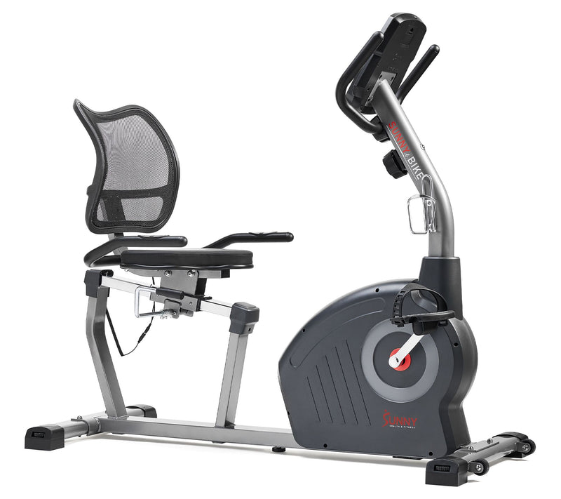 Sunny Health & Fitness Elite Interactive Series Recumbent Bike — Main view