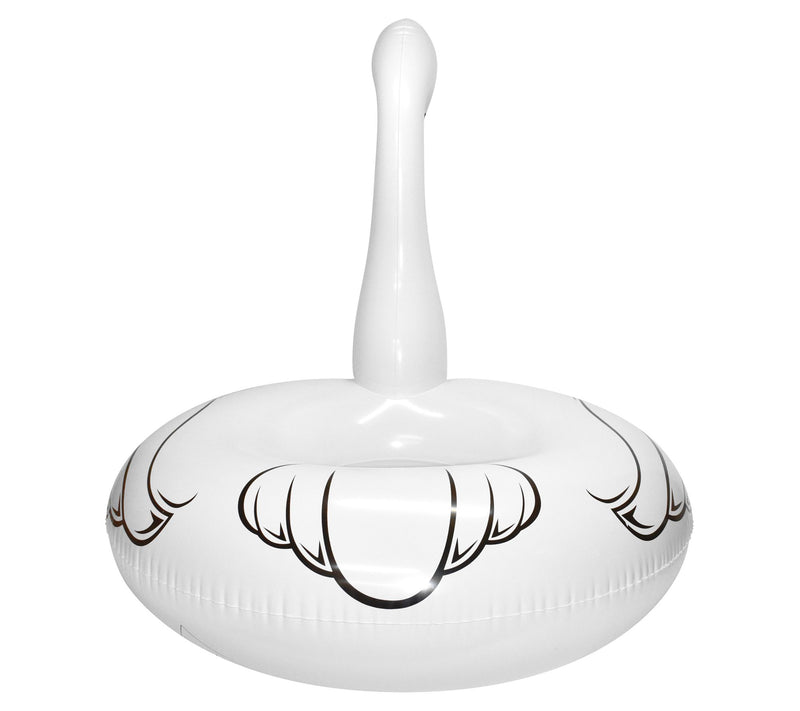 CocoNut Outdoor White Swan Pool Float — View 8