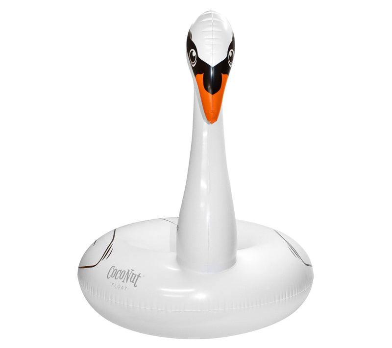 CocoNut Outdoor White Swan Pool Float — View 7