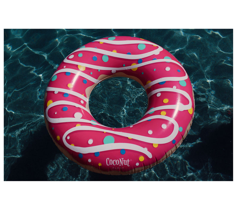 CocoNut Outdoor Sprinkled & Glazed Donut Pool Float — View 2