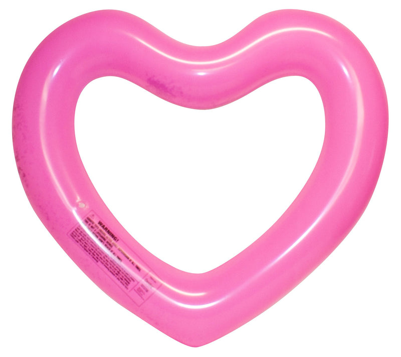 CocoNut Outdoor Pink Glitter Heart Pool Float — View 7