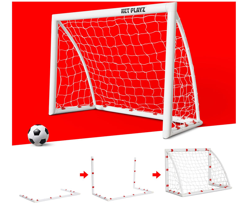 Net Playz Backyard PVC 4' x 3' Soccer Goal — View 5