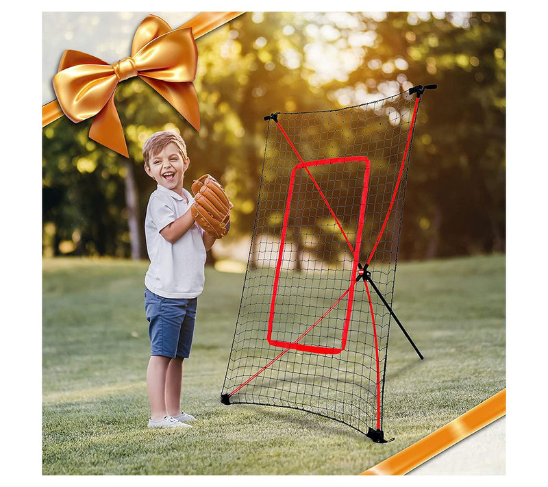 Net Playz Portable Baseball and Softball Pitchbck Rebound Net — View 6