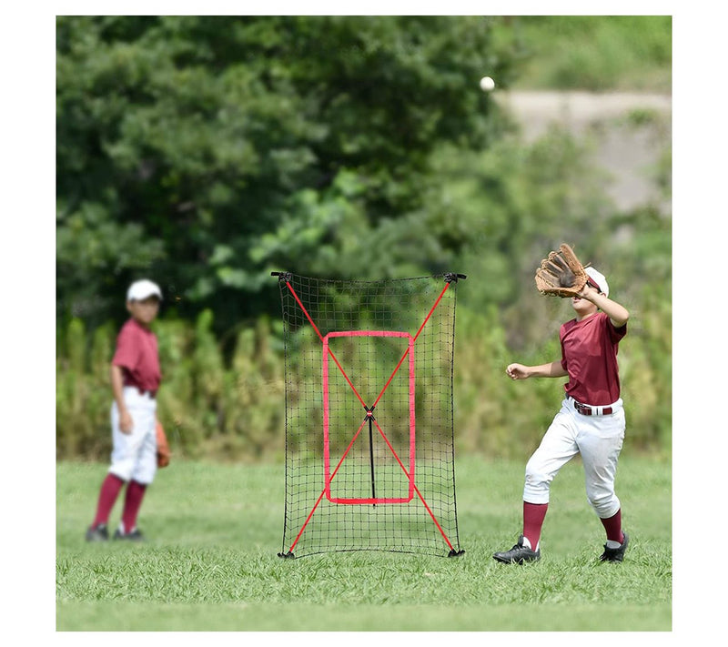Net Playz Portable Baseball and Softball Pitchbck Rebound Net — View 9