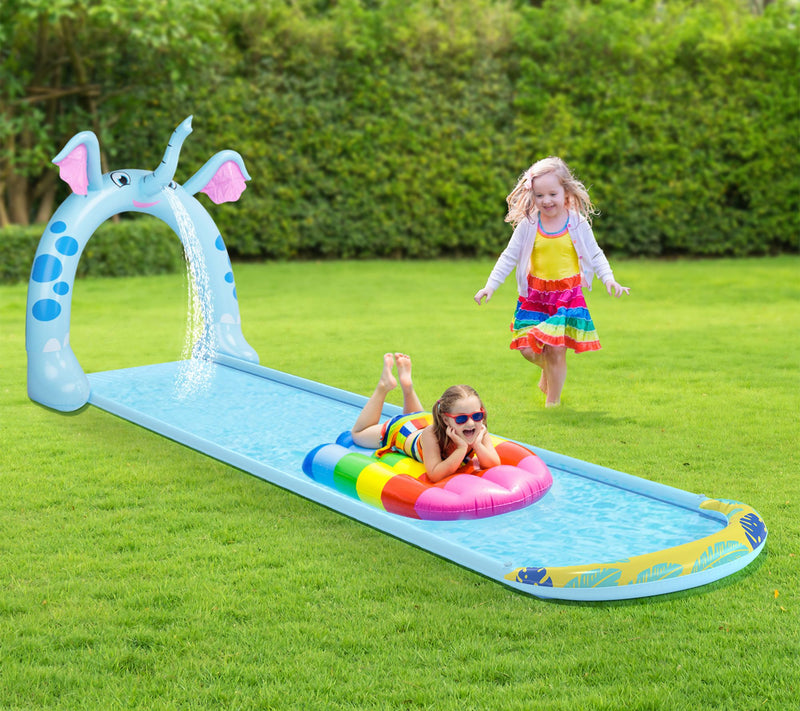 Pool Central 16ft Elephant Arch Sprayer Kids Water Slide — View 6