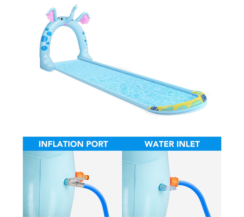 Pool Central 16ft Elephant Arch Sprayer Kids Water Slide — View 4