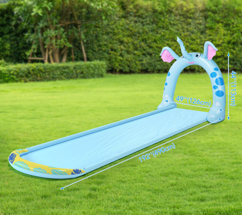 Pool Central 16ft Elephant Arch Sprayer Kids Water Slide — View 5