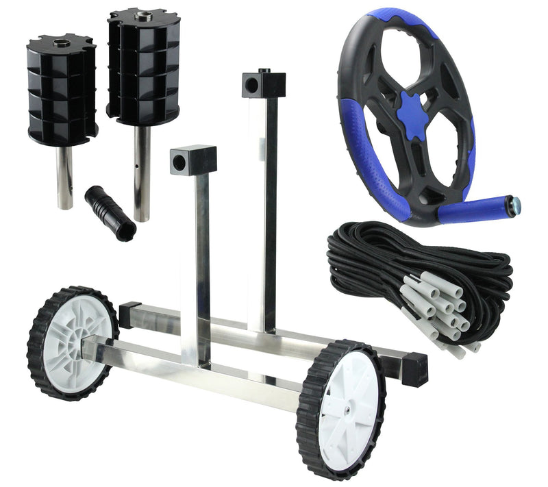Pool Central 21" In-Ground Pool Cover Reel System — Main view