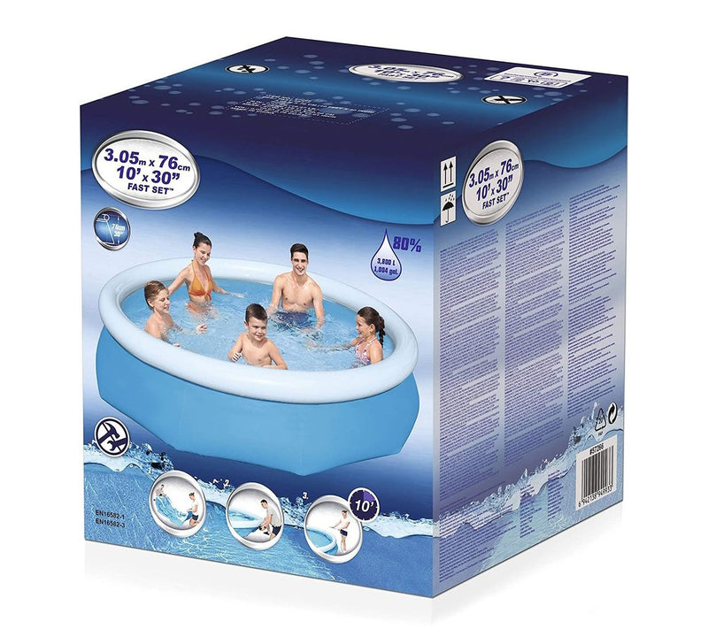 Pool Central 10ft Round Easy Set Kids Pool w/ Flter Pump — View 4