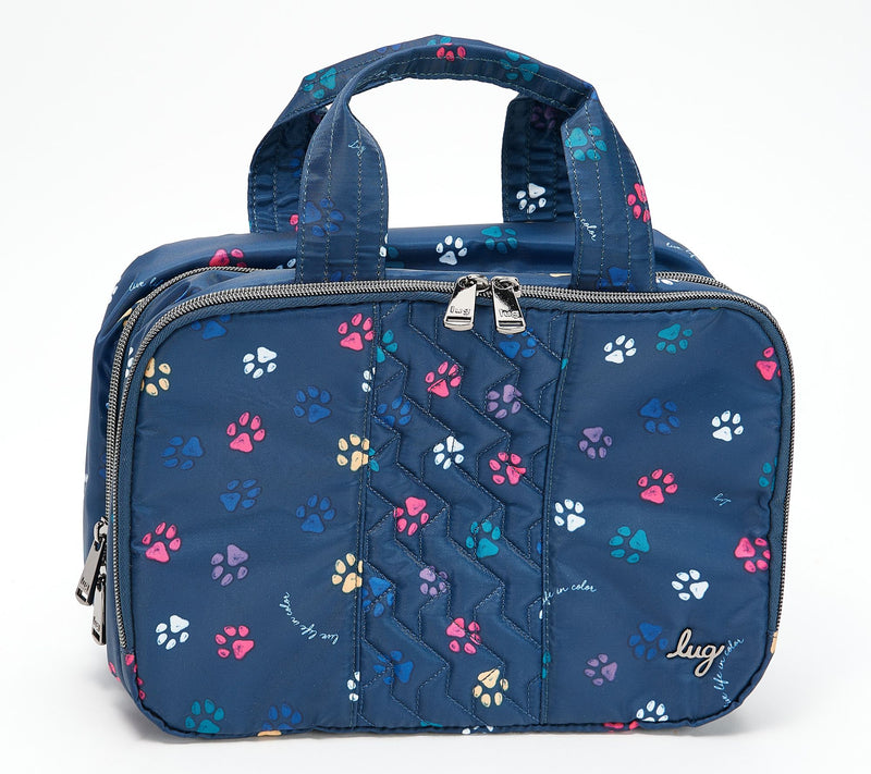 Lug Quilted Cosmetic Case w/ Top Handle - Flatbed Deluxe — View 13