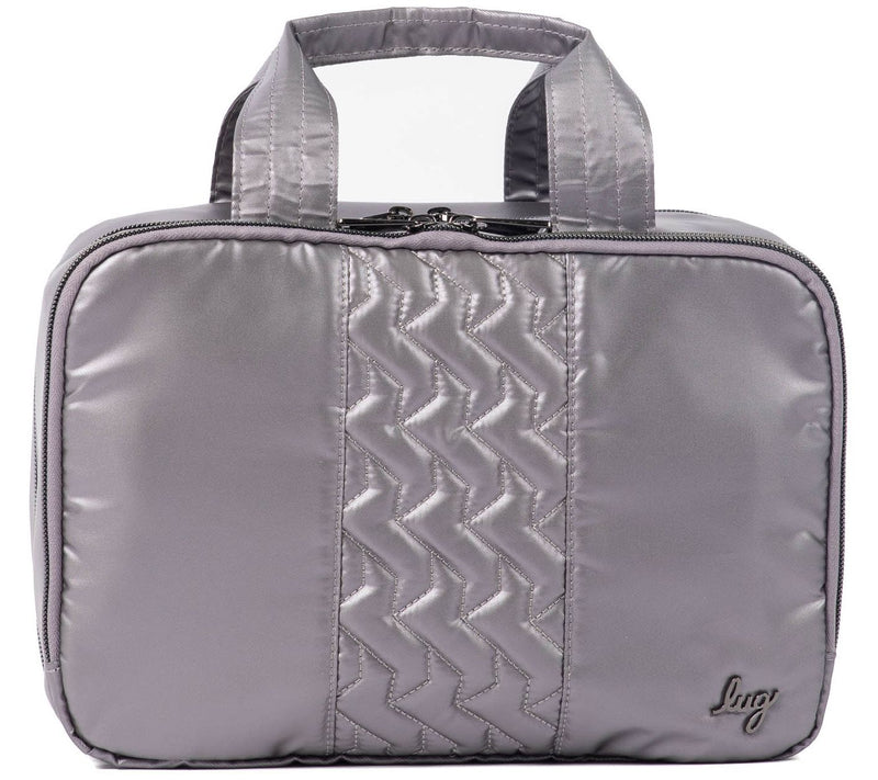 Lug Quilted Cosmetic Case w/ Top Handle - Flatbed Deluxe — View 33