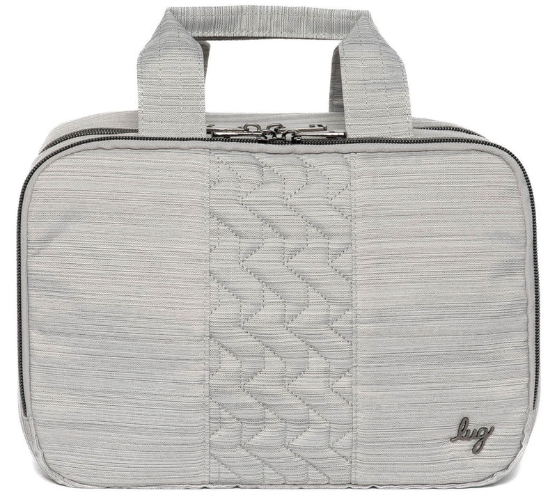 Lug Quilted Cosmetic Case w/ Top Handle - Flatbed Deluxe — View 23