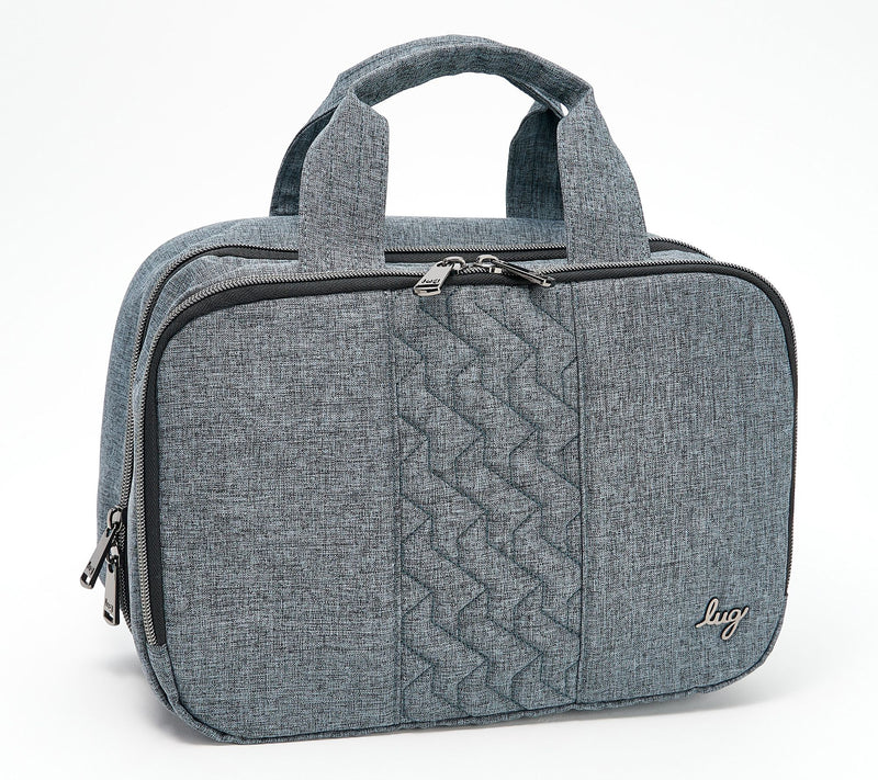 Lug Quilted Cosmetic Case w/ Top Handle - Flatbed Deluxe — View 11