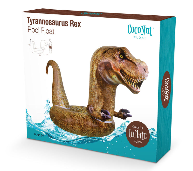 CocoNut Outdoor T-Rex Pool Float — View 3