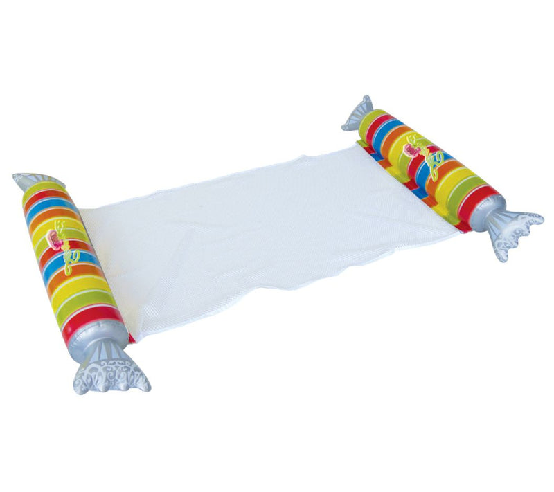 Northlight 57" Striped Candy Mesh Swimming Pool  Water Hammock — View 3