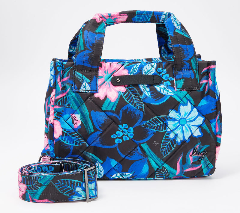 Lug Classic Quilted Crossbody with Tote Handles - Jitterbug — View 38