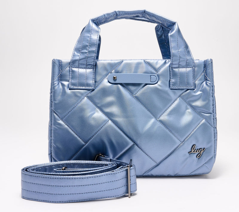 Lug Classic Quilted Crossbody with Tote Handles - Jitterbug — View 45