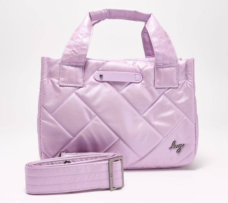 Lug Classic Quilted Crossbody with Tote Handles - Jitterbug — View 46