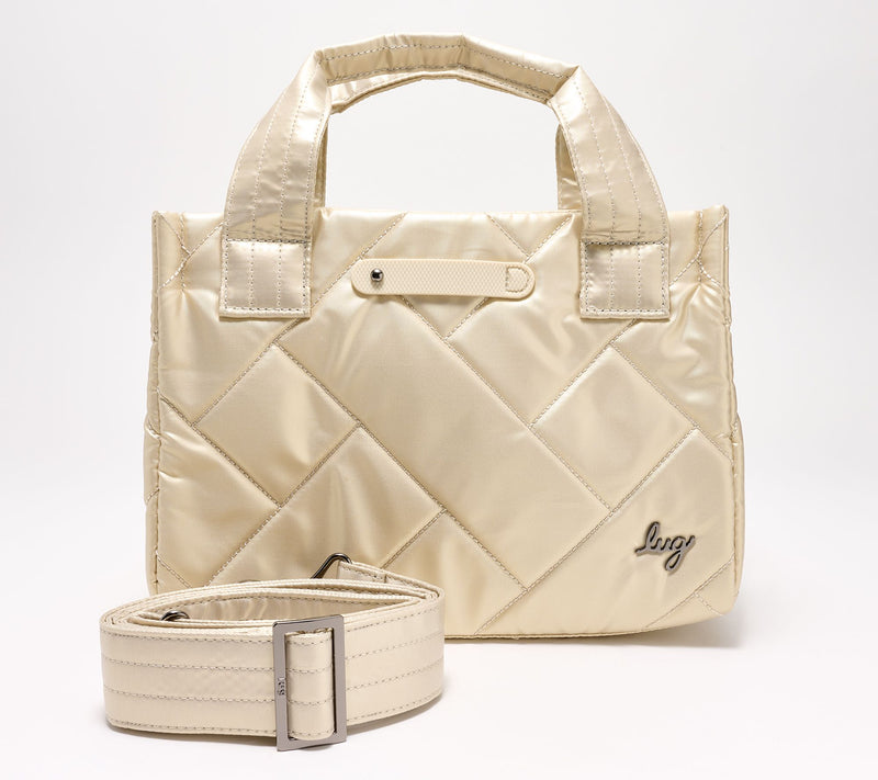 Lug Classic Quilted Crossbody with Tote Handles - Jitterbug — View 47