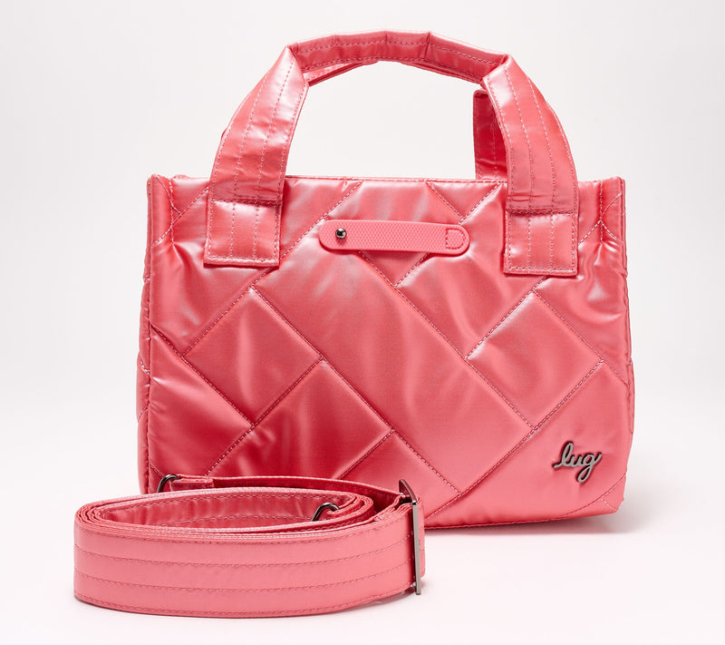 Lug Classic Quilted Crossbody with Tote Handles - Jitterbug — View 48